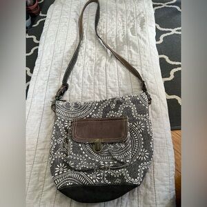 The Myra Bag. Brown and Black Patterned Women's Bag